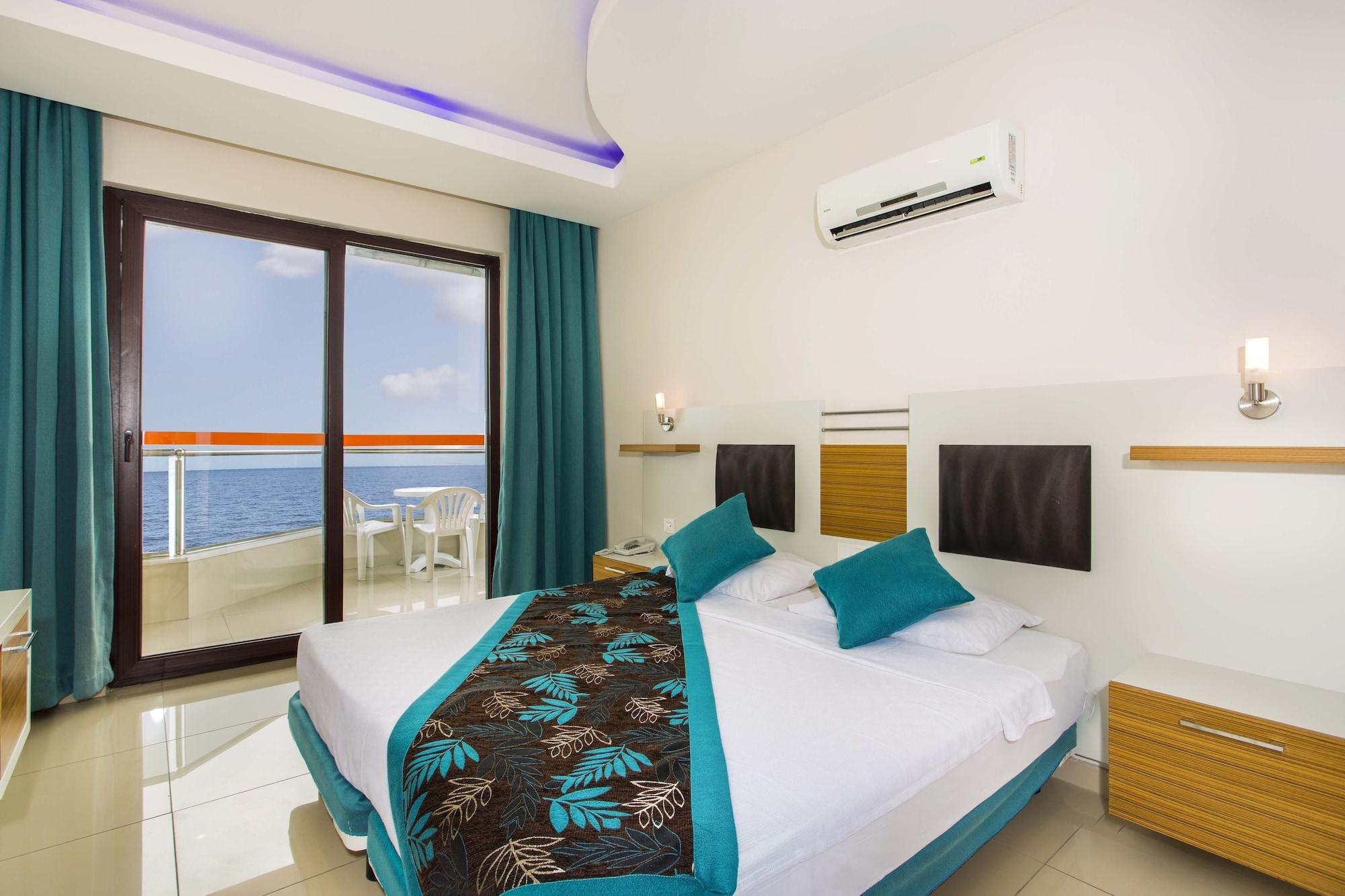 Kleopatra Ada Beach Hotel อลันยา ภายนอก รูปภาพ