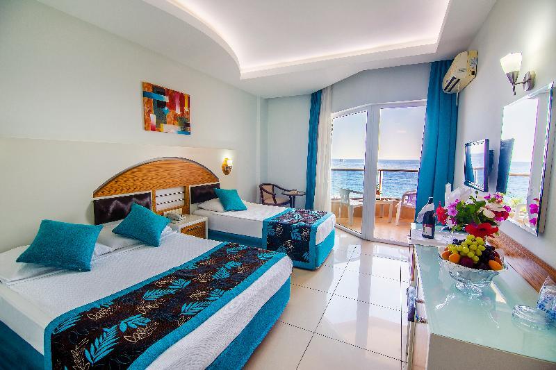 Kleopatra Ada Beach Hotel อลันยา ภายนอก รูปภาพ